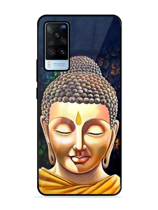 Buddha Face Glossy Soft Edge Case for Vivo X60 Chachhi