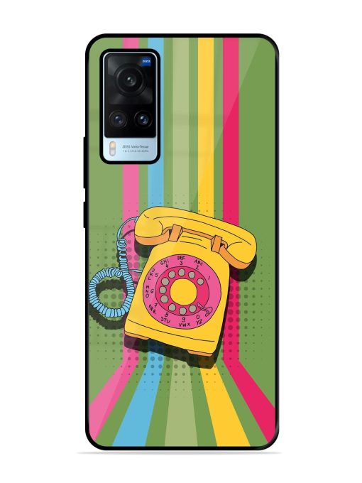 Retro Dialer Glossy Soft Edge Case for Vivo X60 Chachhi