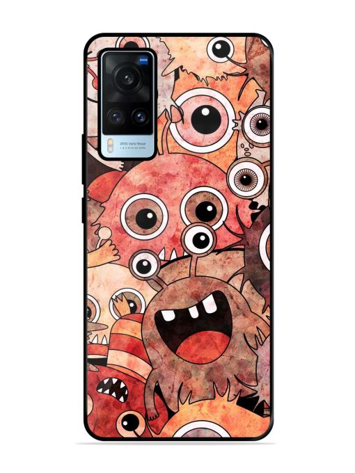 Monster Mash Glossy Soft Edge Case for Vivo X60 Chachhi