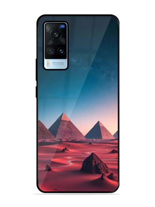 Ancient Wonders Sky Glossy Soft Edge Case for Vivo X60 Chachhi