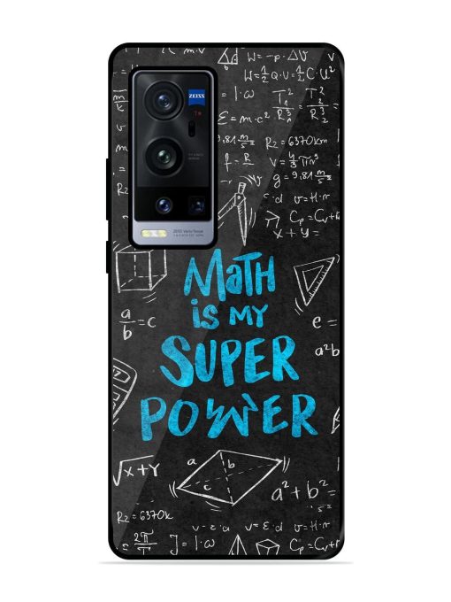 Math Magic Glossy Soft Edge Case for Vivo X60 Pro Plus Chachhi