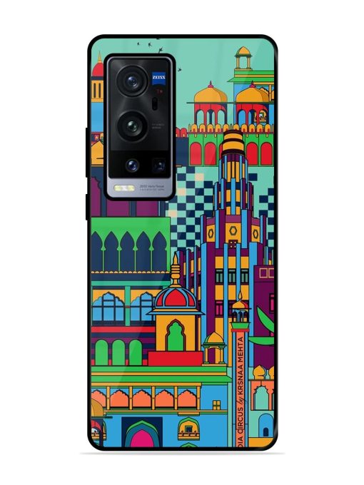 Indian Tapestry Glossy Soft Edge Case for Vivo X60 Pro Plus Chachhi