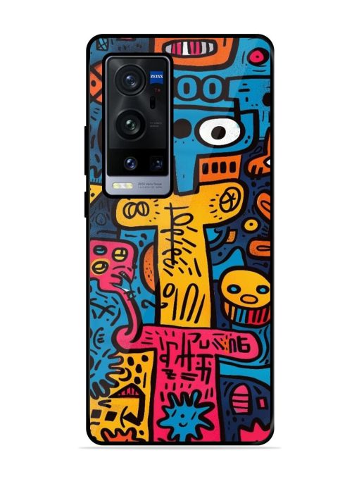 Doodletopia Glossy Soft Edge Case for Vivo X60 Pro Plus Chachhi