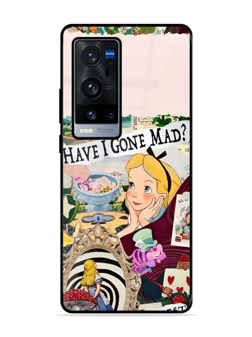 Mad Hatter'S Collage Glossy Soft Edge Case for Vivo X60 Pro Plus Chachhi