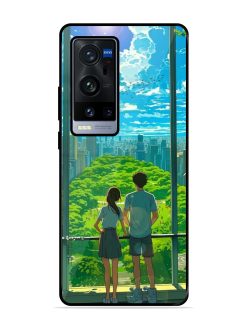 Cyberpunk Dreamscape Glossy Soft Edge Case for Vivo X60 Pro Plus