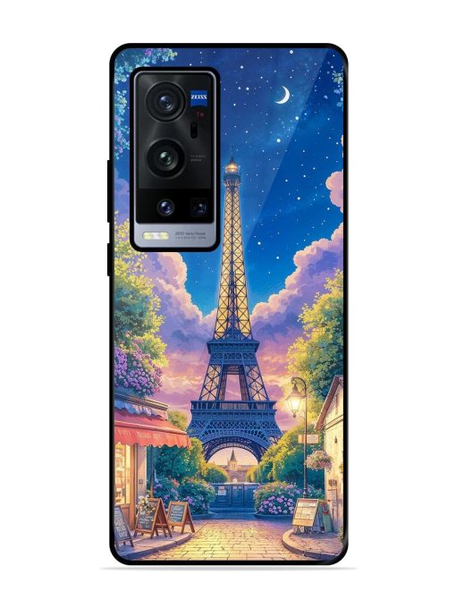 Twilight In Paris Glossy Soft Edge Case for Vivo X60 Pro Plus Chachhi