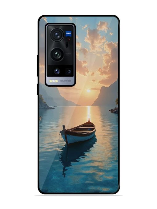 Serene Sunset Glossy Soft Edge Case for Vivo X60 Pro Plus Chachhi