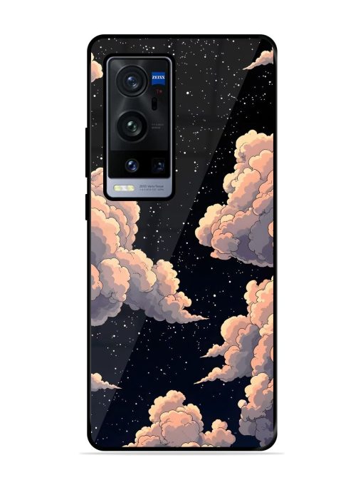 Starry Night Dreams Glossy Soft Edge Case for Vivo X60 Pro Plus Chachhi