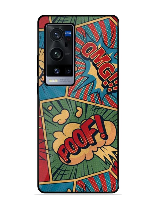 Comic Book Chaos Glossy Soft Edge Case for Vivo X60 Pro Plus Chachhi