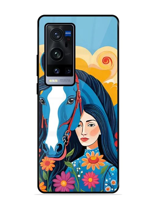 Equine Enchantment Glossy Soft Edge Case for Vivo X60 Pro Plus Chachhi