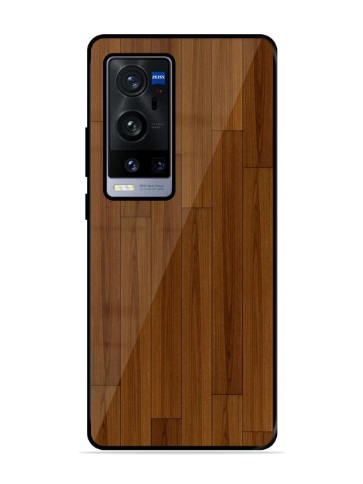 Warm Woodgrain Glossy Soft Edge Case for Vivo X60 Pro Plus