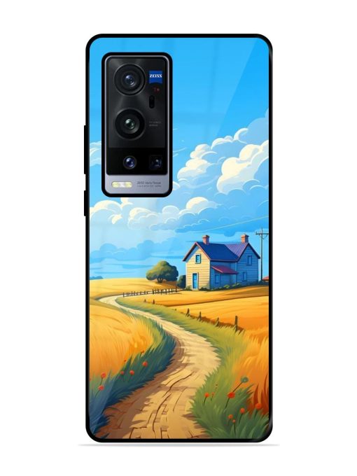 Countryside Cottage Glossy Soft Edge Case for Vivo X60 Pro Plus