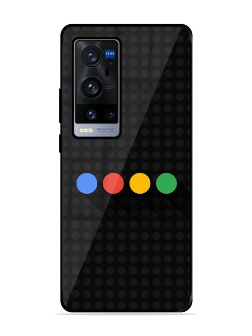 Google Dots Glossy Soft Edge Case for Vivo X60 Pro Plus Chachhi