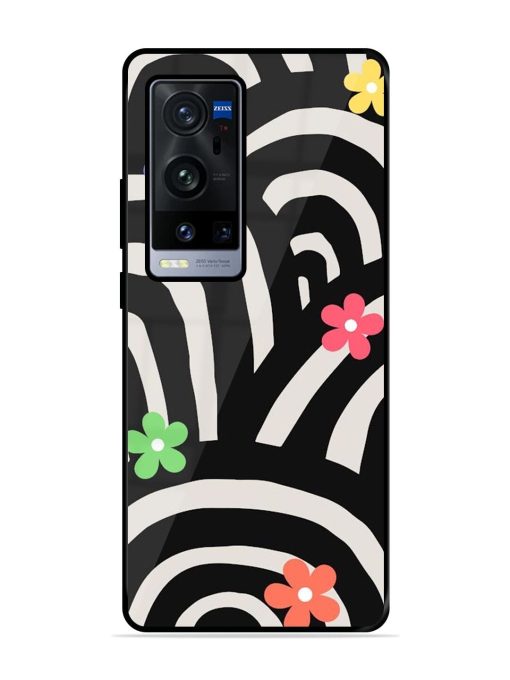 Rainbow Arcs Glossy Soft Edge Case for Vivo X60 Pro Plus Chachhi