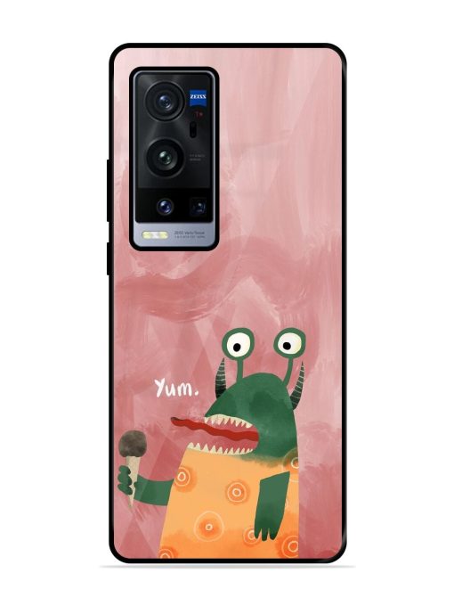 Hungry Monster Glossy Soft Edge Case for Vivo X60 Pro Plus