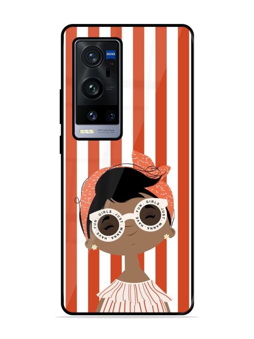 Girls Just Wanna Have Fun Glossy Soft Edge Case for Vivo X60 Pro Plus Chachhi