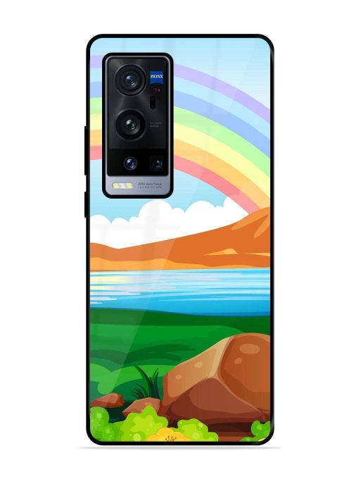 Rainbow Over The Lake Glossy Soft Edge Case for Vivo X60 Pro Plus Chachhi