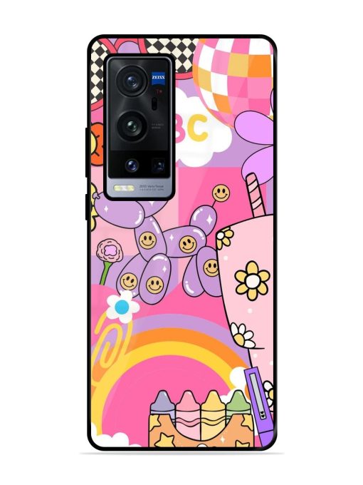 Whimsical Y2K Chaos Glossy Soft Edge Case for Vivo X60 Pro Plus Chachhi