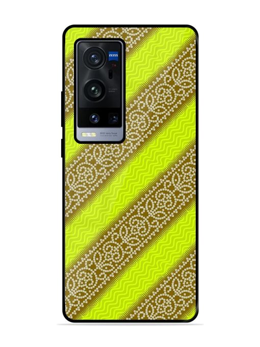 Golden Bandana Bliss Glossy Soft Edge Case for Vivo X60 Pro Plus Chachhi