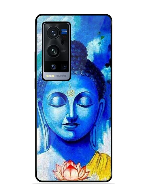 Serene Buddha With Lotus Glossy Soft Edge Case for Vivo X60 Pro Plus Chachhi