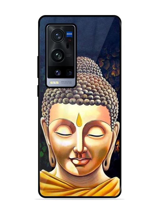 Buddha Face Glossy Soft Edge Case for Vivo X60 Pro Plus Chachhi