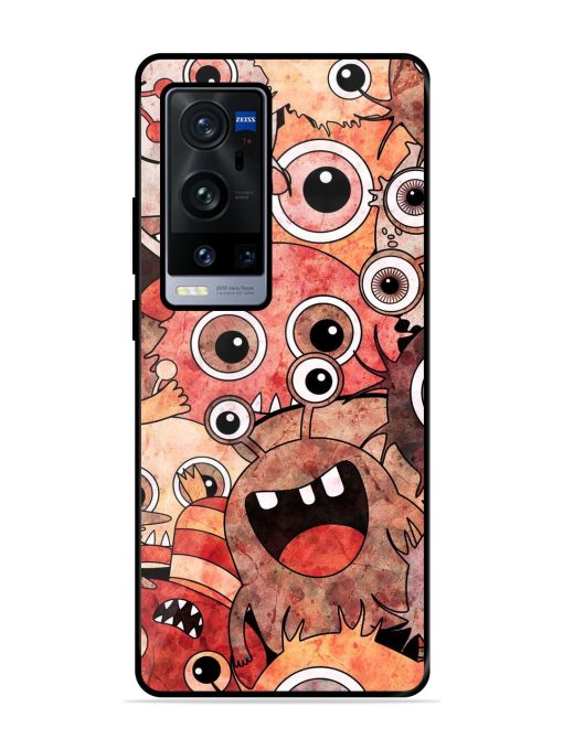 Monster Mash Glossy Soft Edge Case for Vivo X60 Pro Plus Chachhi