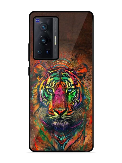 Cosmic Tiger Glossy Soft Edge Case for Vivo X70 Pro (5G) Chachhi