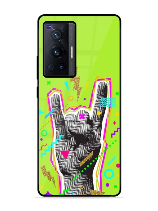 Neon Rock Glossy Soft Edge Case for Vivo X70 Pro (5G) Chachhi