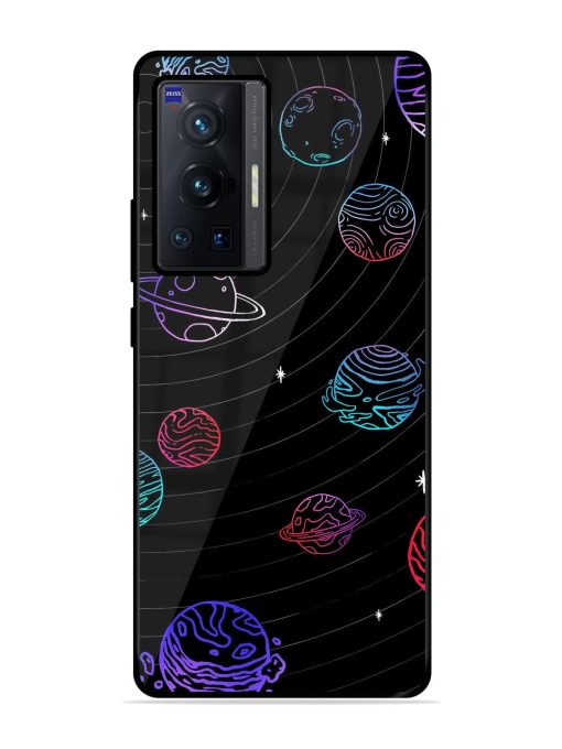 Cosmic Ballet Glossy Soft Edge Case for Vivo X70 Pro (5G) Chachhi