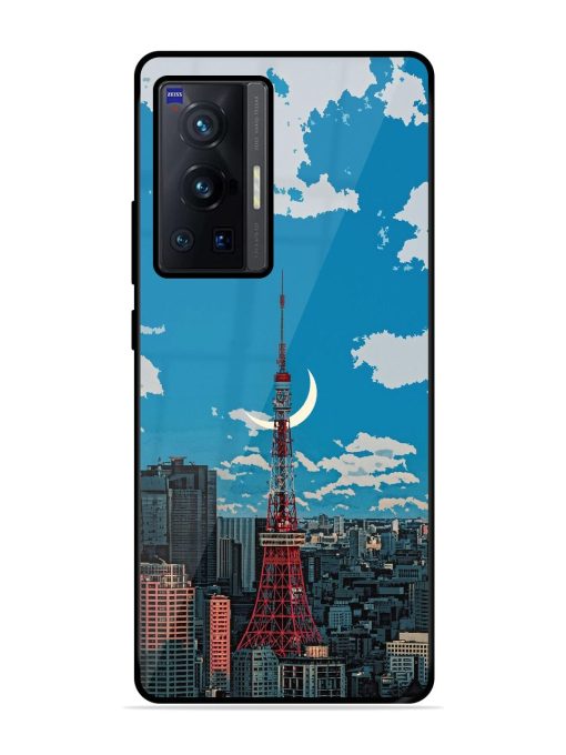 Tokyo Twilight Glossy Soft Edge Case for Vivo X70 Pro (5G) Chachhi