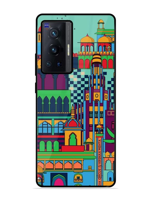 Indian Tapestry Glossy Soft Edge Case for Vivo X70 Pro (5G) Chachhi