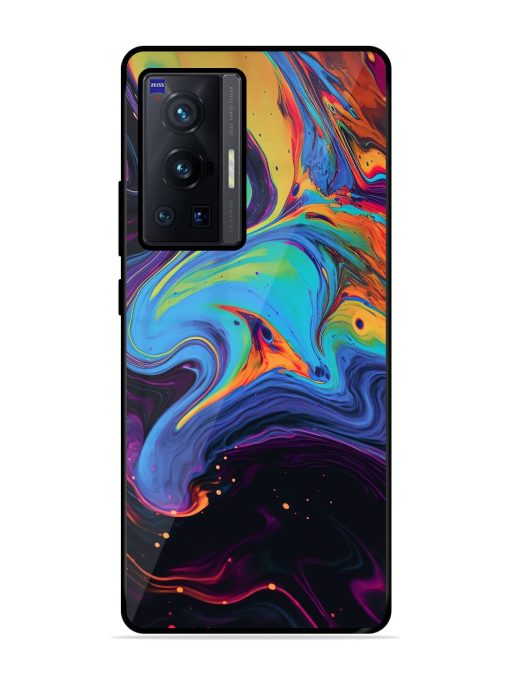 Liquid Dreamscape Glossy Soft Edge Case for Vivo X70 Pro (5G) Chachhi