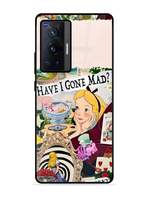 Mad Hatter'S Collage Glossy Soft Edge Case for Vivo X70 Pro (5G) Chachhi