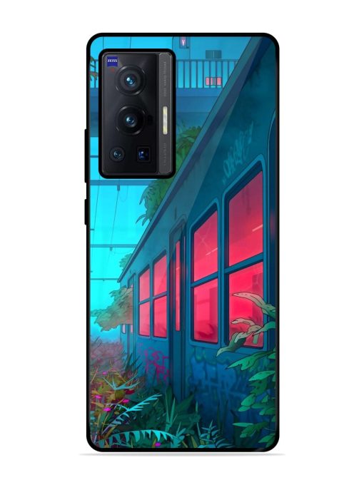 Urban Jungle Glossy Soft Edge Case for Vivo X70 Pro (5G) Chachhi