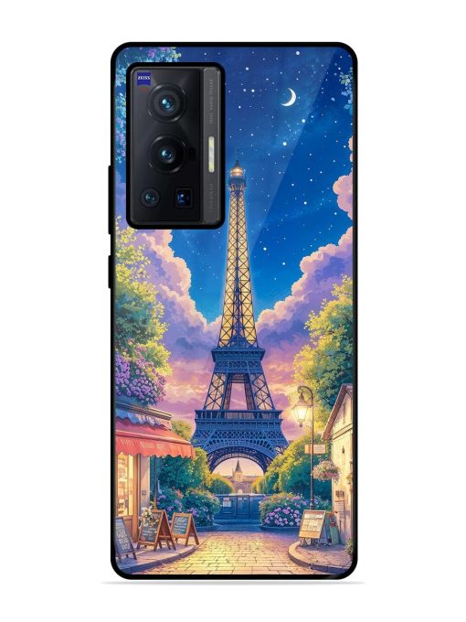 Twilight In Paris Glossy Soft Edge Case for Vivo X70 Pro (5G) Chachhi