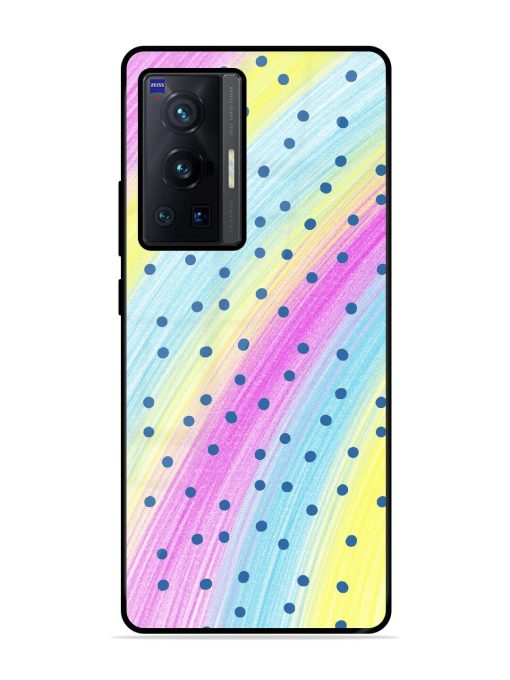 Polka Dot Paradise Glossy Soft Edge Case for Vivo X70 Pro (5G) Chachhi