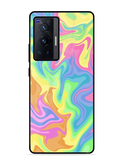 Whimsical Swirl Glossy Soft Edge Case for Vivo X70 Pro (5G) Chachhi