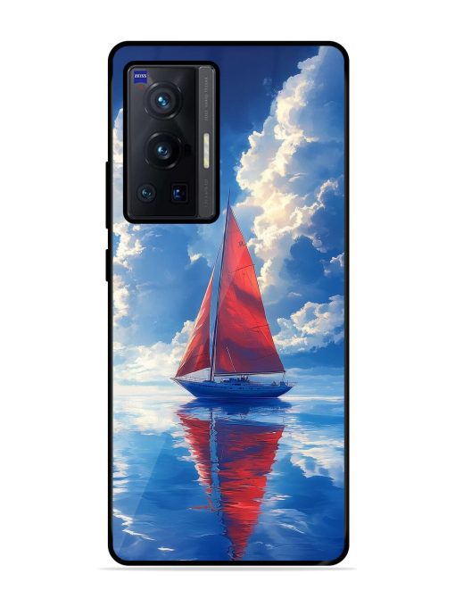 Crimson Sails Glossy Soft Edge Case for Vivo X70 Pro (5G) Chachhi