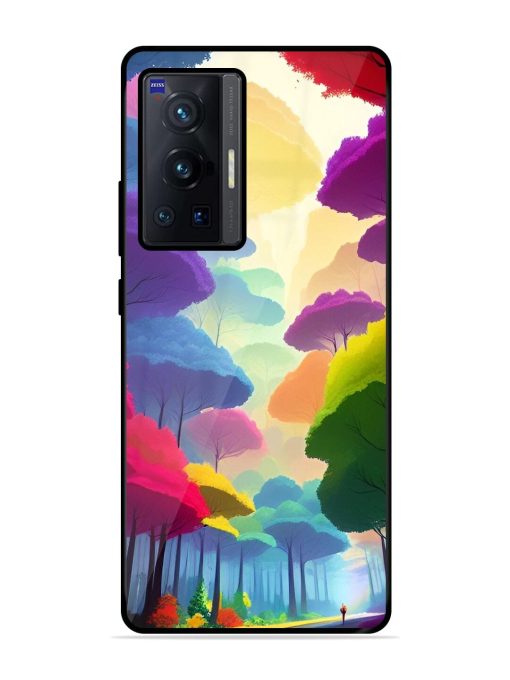 Rainbow Road Glossy Soft Edge Case for Vivo X70 Pro (5G) Chachhi