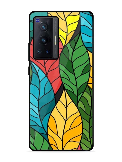 Foliage Fiesta Glossy Soft Edge Case for Vivo X70 Pro (5G) Chachhi