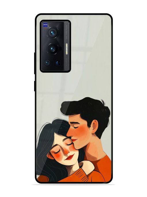 Craft Couples Glossy Soft Edge Case for Vivo X70 Pro (5G) Chachhi