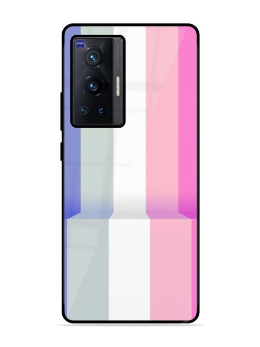 Pastel Palette Glossy Soft Edge Case for Vivo X70 Pro (5G) Chachhi