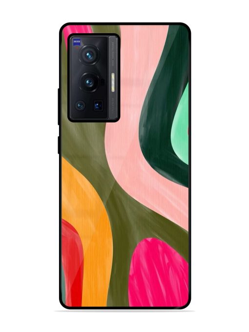 Wavy Wonderland Glossy Soft Edge Case for Vivo X70 Pro (5G) Chachhi