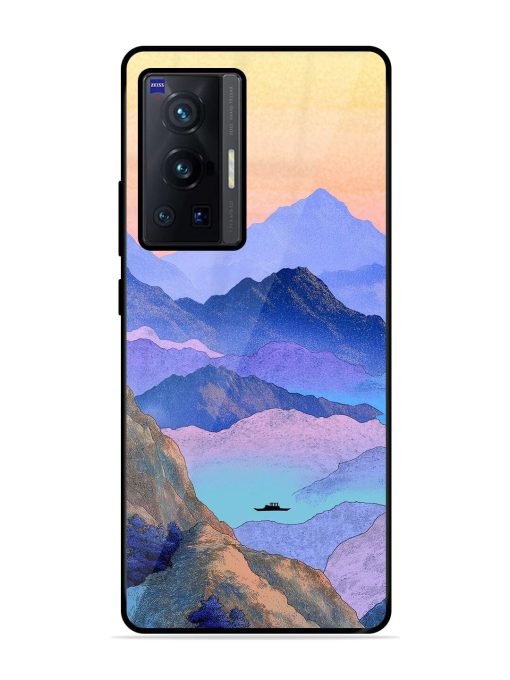 Mountain Mist Glossy Soft Edge Case for Vivo X70 Pro (5G) Chachhi