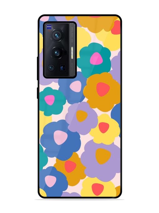 Flower Power Glossy Soft Edge Case for Vivo X70 Pro (5G) Chachhi