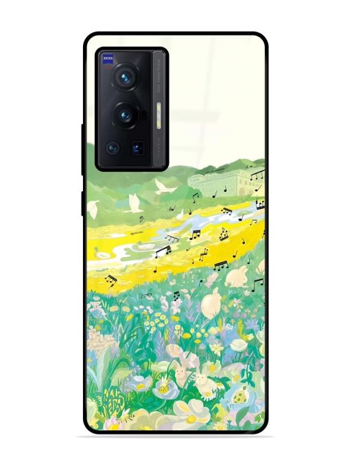 Melody In Bloom Glossy Soft Edge Case for Vivo X70 Pro (5G) Chachhi