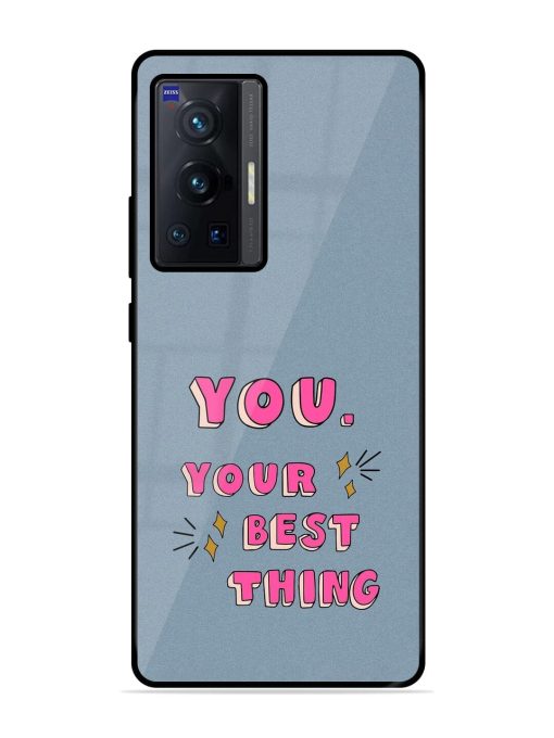 Self-Love Sparkles Glossy Soft Edge Case for Vivo X70 Pro (5G) Chachhi