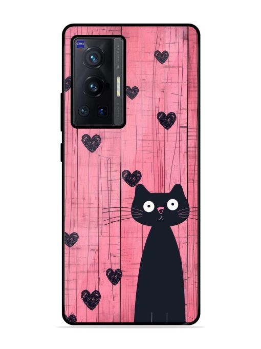 Feline Valentine'S Day Glossy Soft Edge Case for Vivo X70 Pro (5G) Chachhi