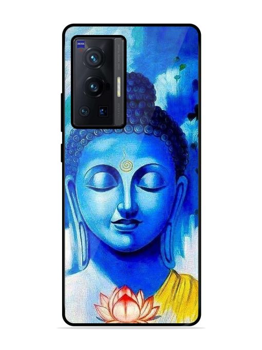 Serene Buddha With Lotus Glossy Soft Edge Case for Vivo X70 Pro (5G) Chachhi