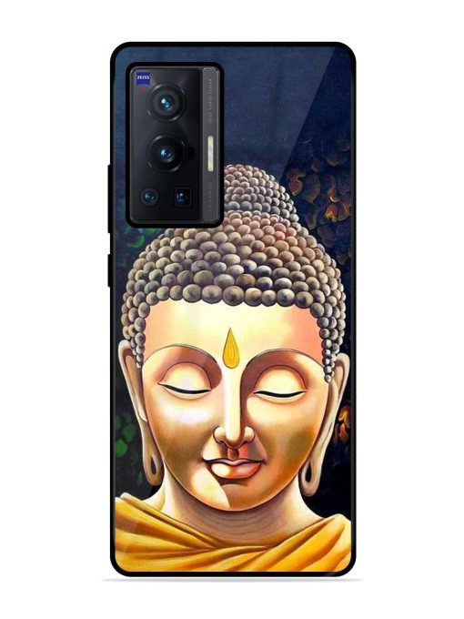 Buddha Face Glossy Soft Edge Case for Vivo X70 Pro (5G) Chachhi